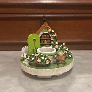 Miniature Garden Shed Decor Our America Candle Topper